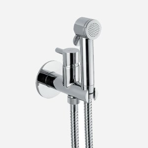 Гигиенический душ со смесителем Webert Elio EL870303015PVC, хром Гигиенический душ со смесителем Webert Elio EL870303015PVC, хром